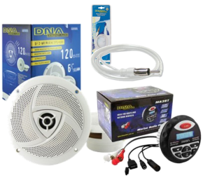 DNA MARINE AM/FM BLUETOOTH SPEAKER PACK