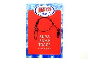 HALCO 20LB 11INCH SUPA SNAP TRACE - 6 PER BAG