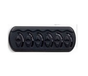 BEP MARINE CONTOUR SWITCH PANEL 2ND GEN GREY 6 WAY
