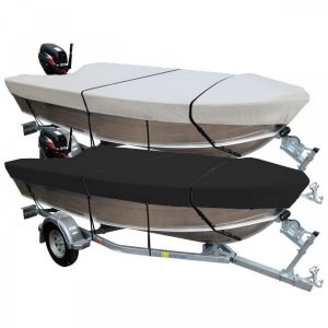 Open Boat Cover - Light Grey