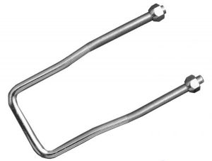 U-Bolt spare wheel carrier