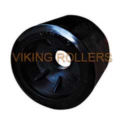 Viking 4" smooth black wobble roller